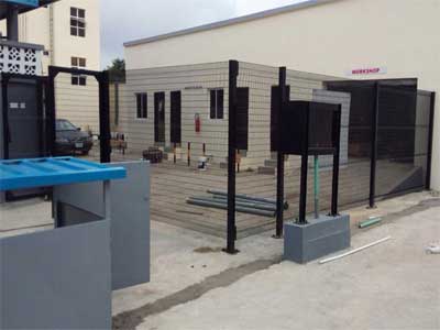Fence wire installation in Lagos Nigeri by Rolabik Ventures Limited
