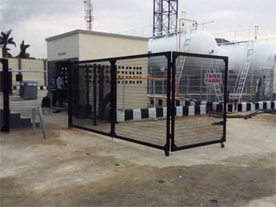Fence wire installation in Lagos Nigeri by Rolabik Ventures Limited